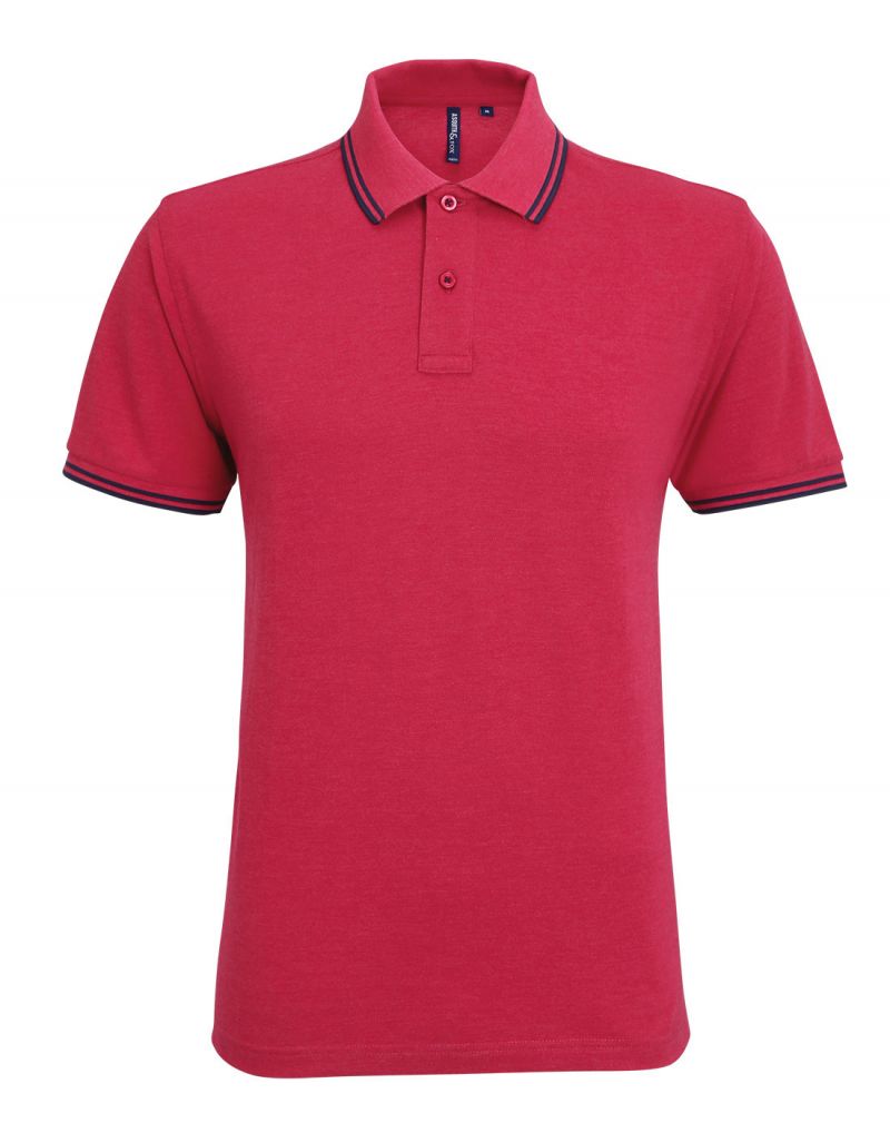 Klassic Mens Classic Fit Tipped Polo Shirt