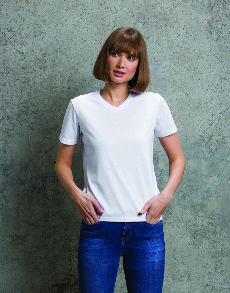 KlassicLadies Subli Plus V-neck T-shirt