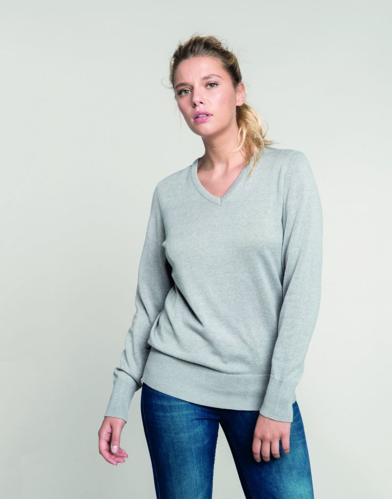 Klassic Ladies V-neck Jumper